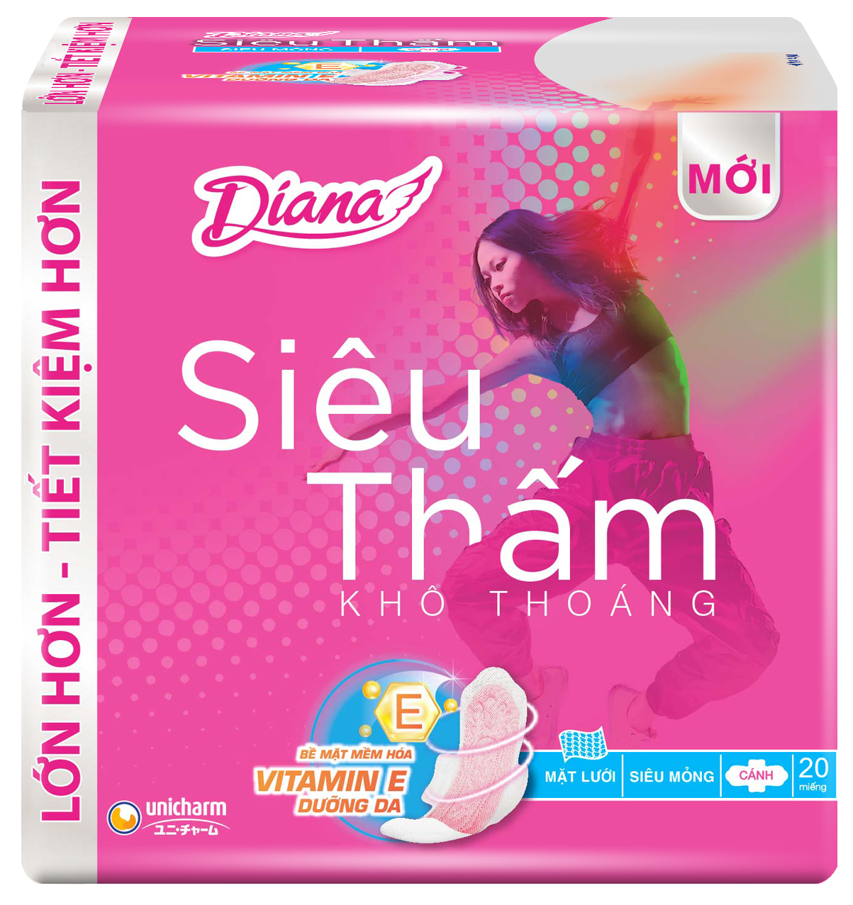 Diana Siêu Thấm Siêu Mỏng Cánh